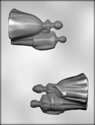 3D Bride & Groom Chocolate Mould - Click Image to Close